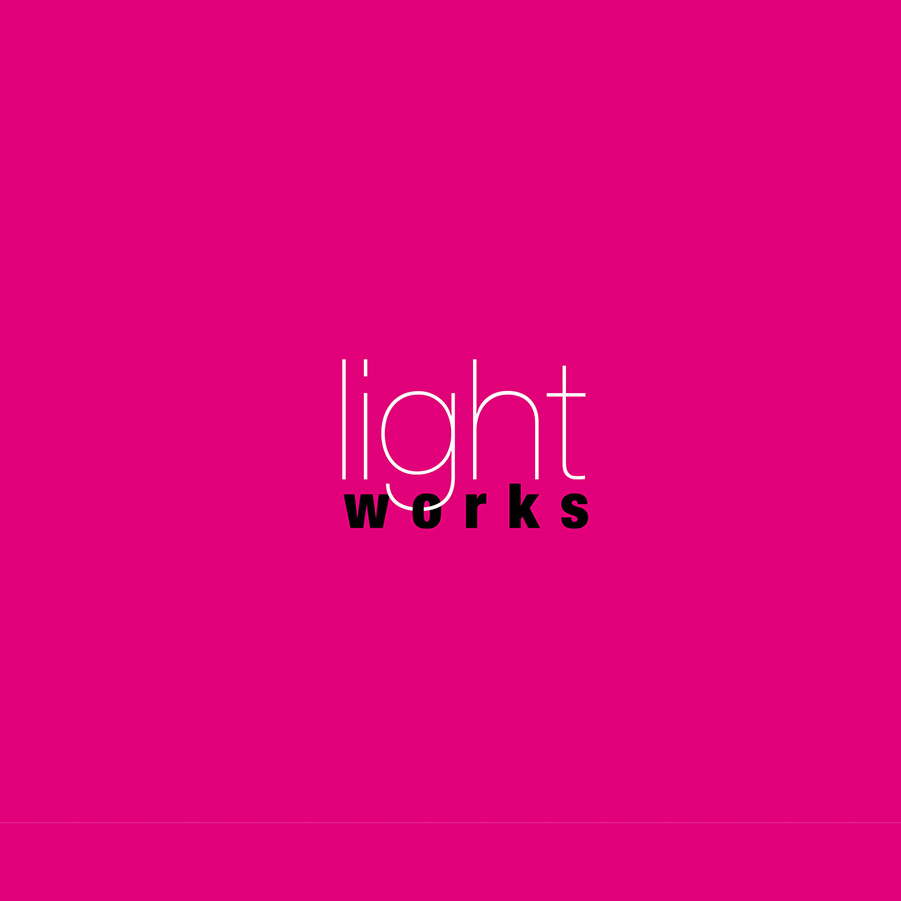 Light Works, logo para exposición, Galería Javier López | Exhibition logo