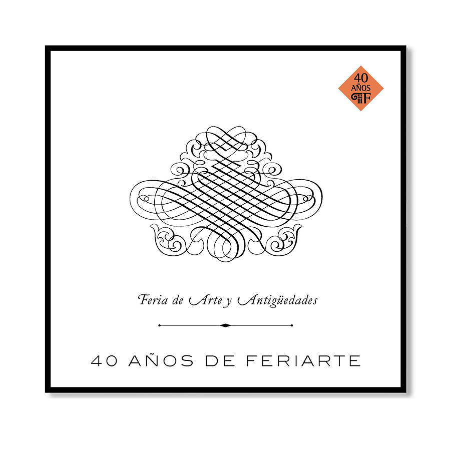 FERIARTE 40 años, portada | Art and Antiques Show 40 years, book cover